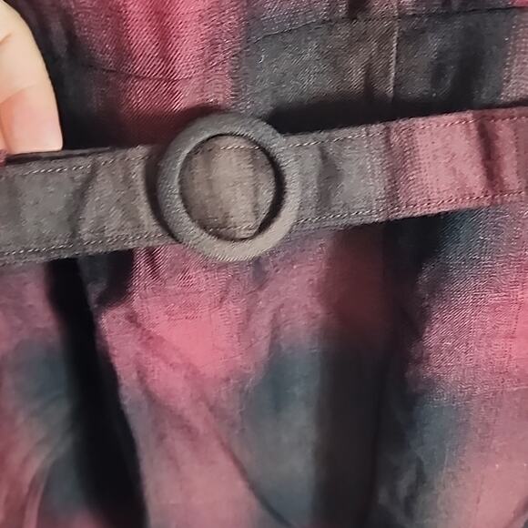 Banana Republic Checkered Wool Dress with Belt, Size 6 - Picture 5 of 8